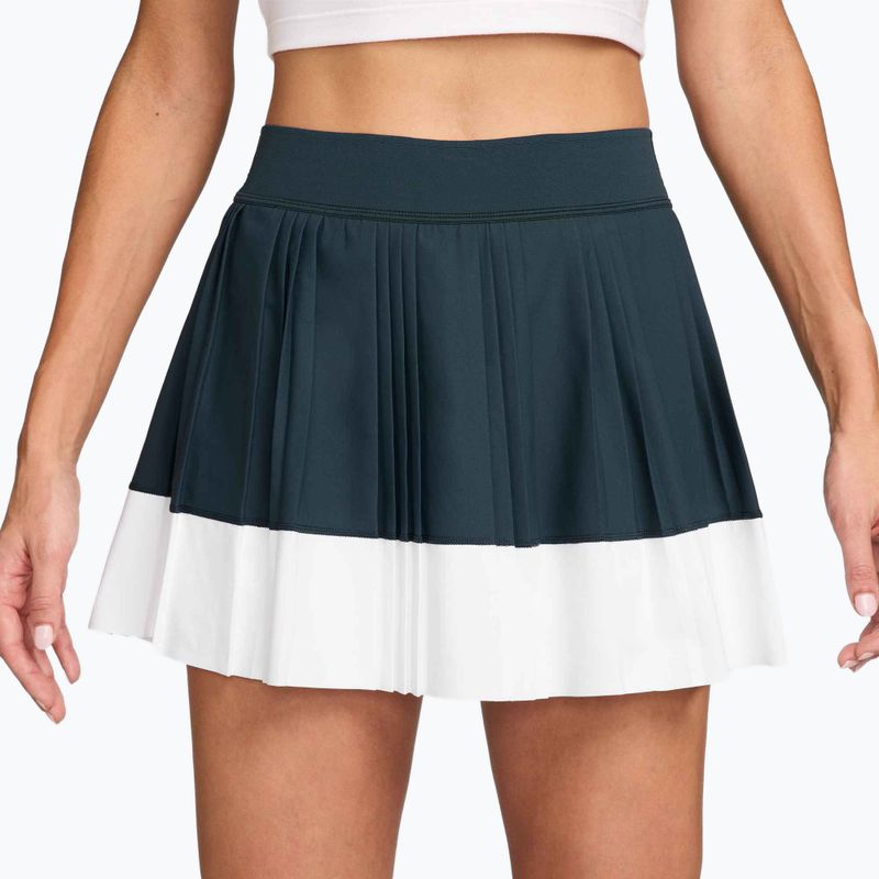 Tennis skirt Nike Court Dri-Fit Ace Advantage armory navy / white / white 2