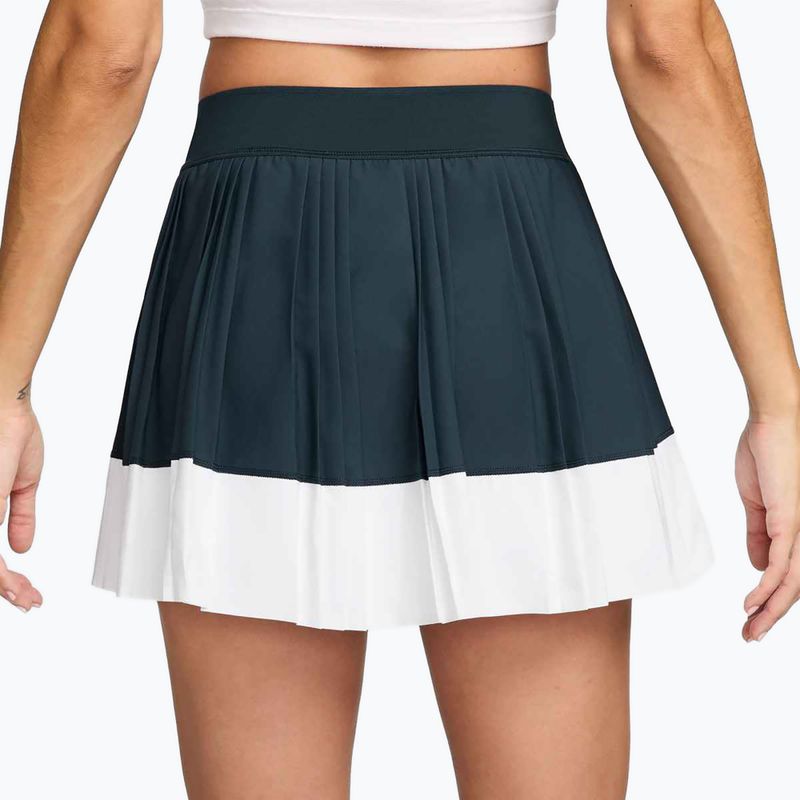 Tennis skirt Nike Court Dri-Fit Ace Advantage armory navy / white / white 3