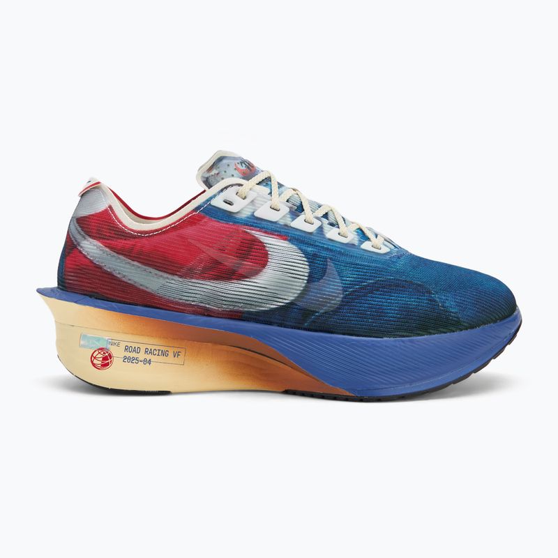 Men's running shoes Nike Vaporfly 4 multi-color/mountain blue/fire red/clear 2