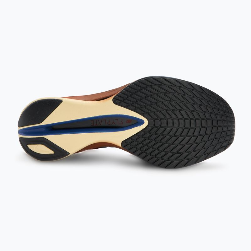 Men's running shoes Nike Vaporfly 4 multi-color/mountain blue/fire red/clear 4