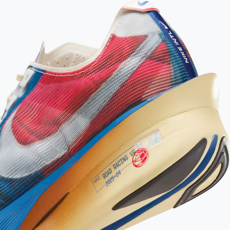 Men's running shoes Nike Vaporfly 4 multi-color/mountain blue/fire red/clear 10