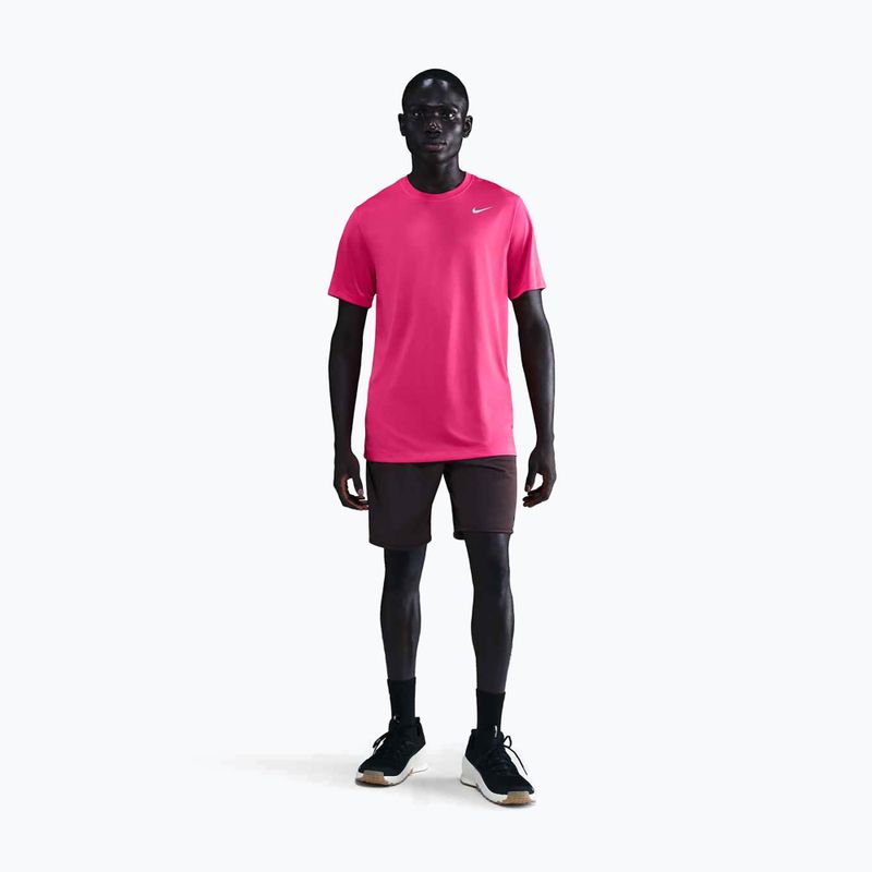 Men's training T-shirt Nike Dri-Fit Legend rush pink/matte silver