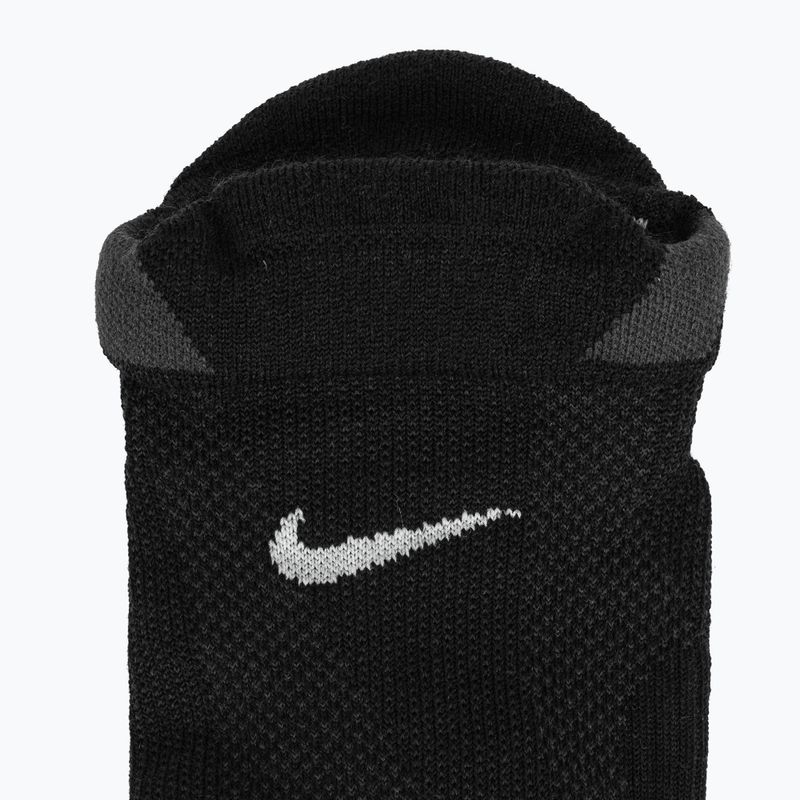 Socks Nike Running No-Show Wool black/dark smoke grey/light smoke grey 3