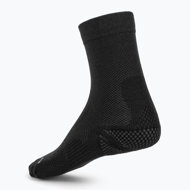 Socks Nike Running Lightweight Wool Crew black/dark smoke grey 2