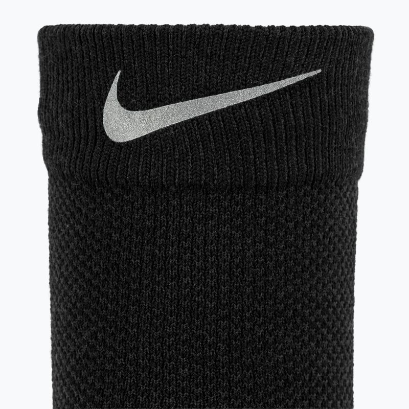 Socks Nike Running Lightweight Wool Crew black/dark smoke grey 3