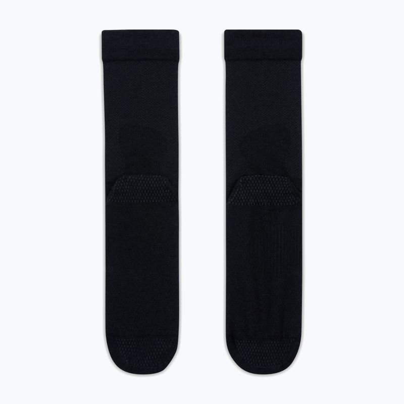 Socks Nike Running Lightweight Wool Crew black/dark smoke grey 3