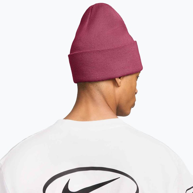 Winter hat Nike Peak Futura Beanie sweet beet/white 3