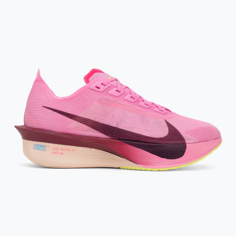 Women's running shoes Nike Vaporfly 4 pink spell/hyper pink/volt ice/bordeaux 2