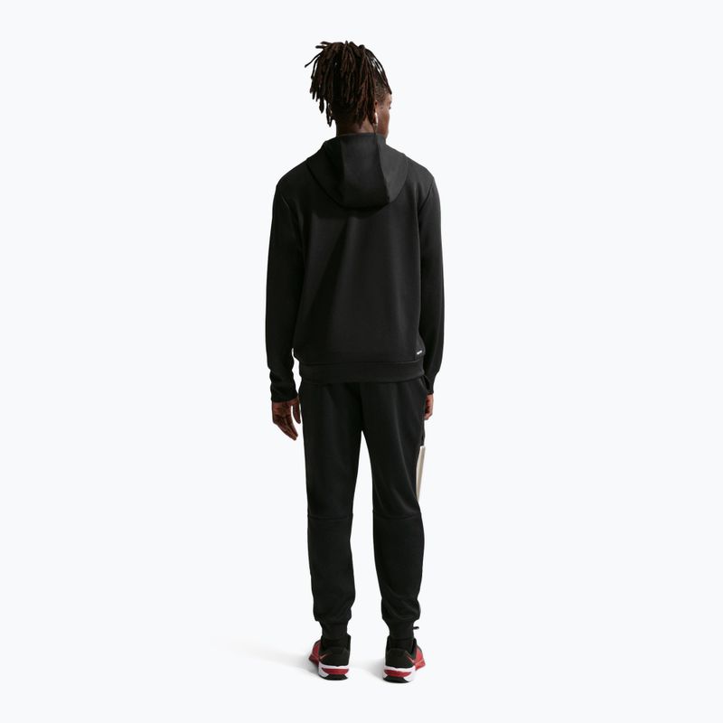 Men's training sweatshirt Nike Flex black/black/white 2