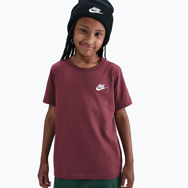Children's T-shirt Nike Sportswear dark team red