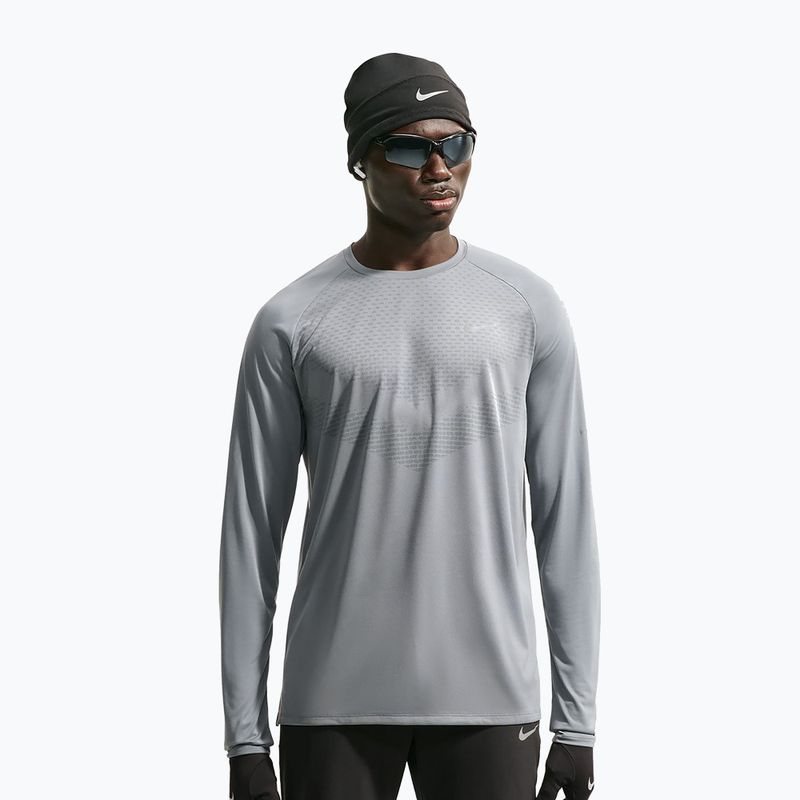 Men's running longsleeve Nike Stride Dri-Fit ADV Smoke Grey