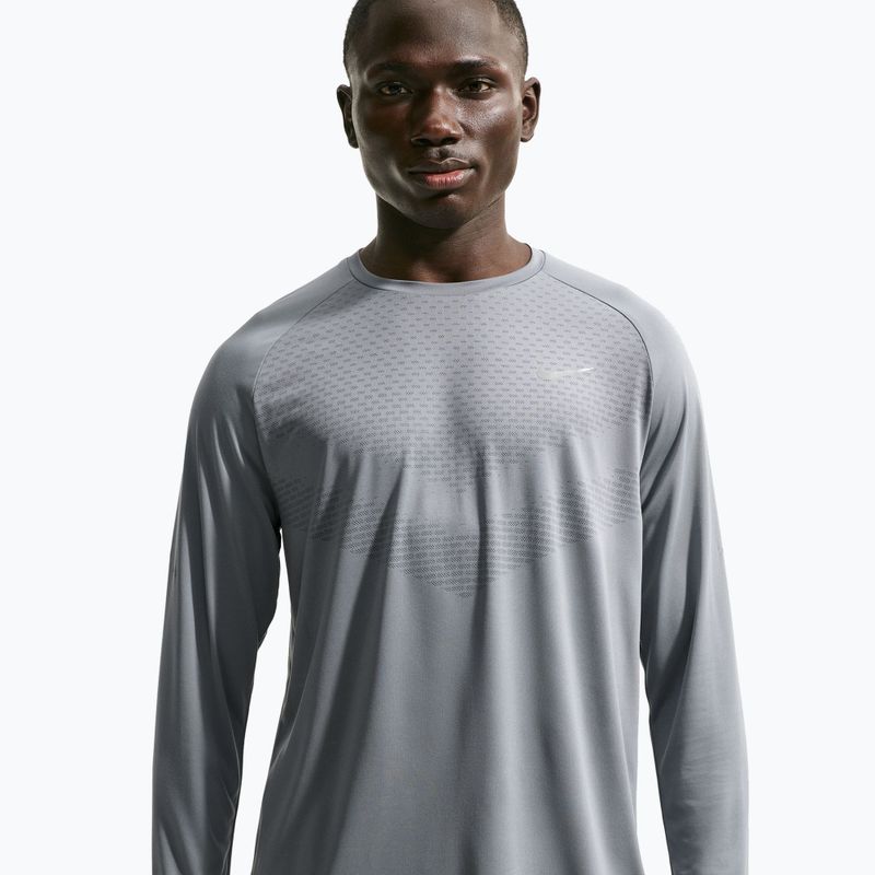 Men's running longsleeve Nike Stride Dri-Fit ADV Smoke Grey 4