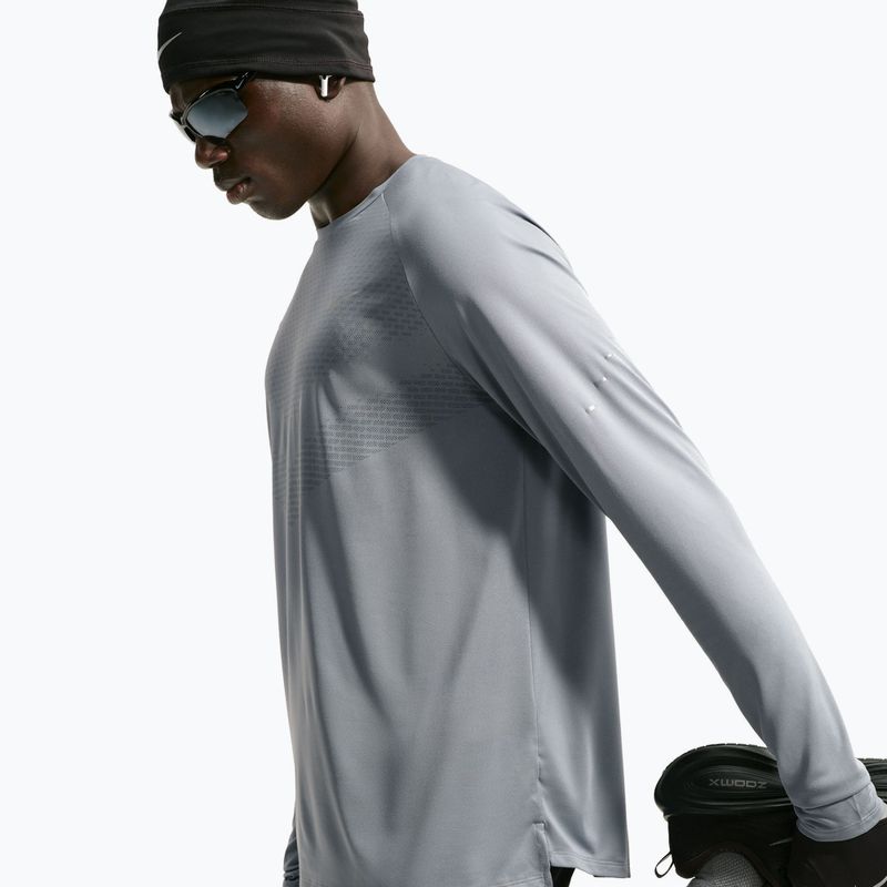 Men's running longsleeve Nike Stride Dri-Fit ADV Smoke Grey 6