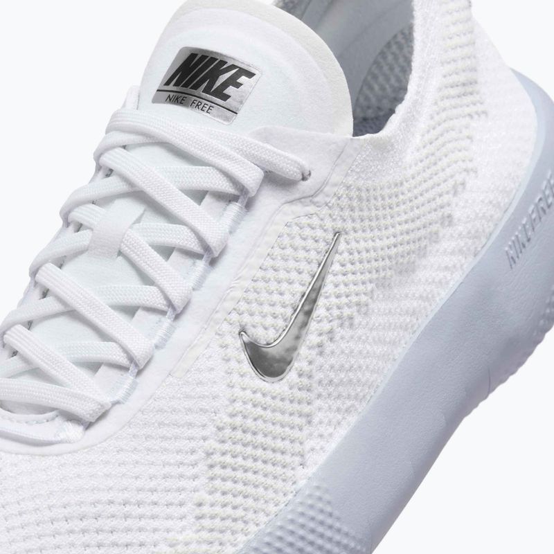 Women's training shoes Nike Free 2025 white/ghost/metallic silver 8