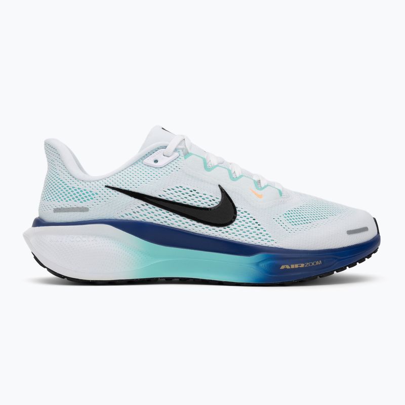 Men's running shoes Nike Pegasus 41 white/hyper turquoise/concord/black 2