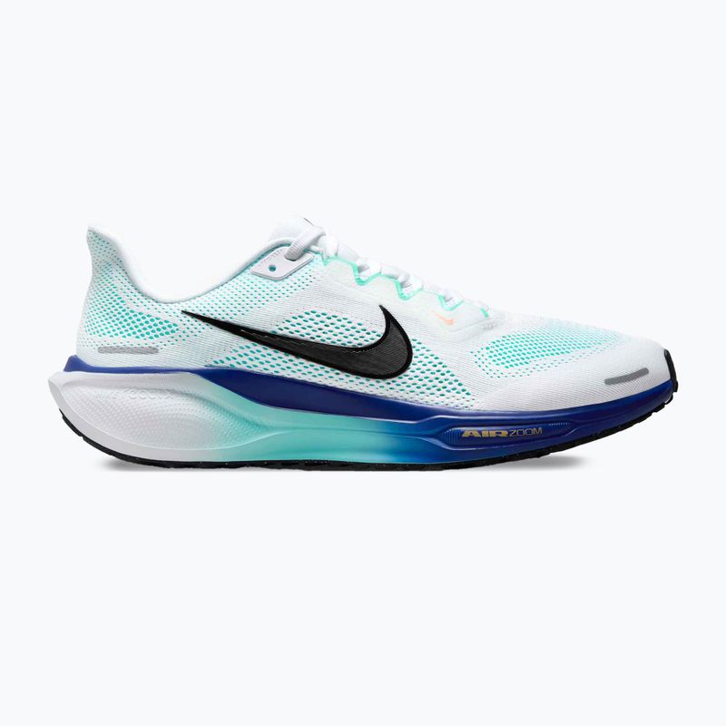 Men's running shoes Nike Pegasus 41 white/hyper turquoise/concord/black
