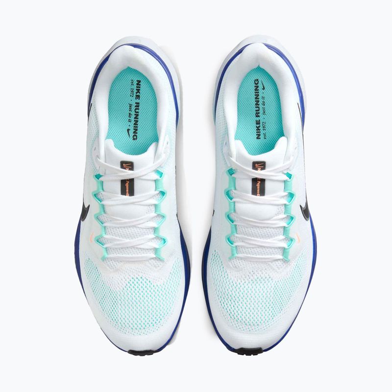Menʼs running trainers Nike Pegasus 41 white/hyper turquoise/concord/black 7