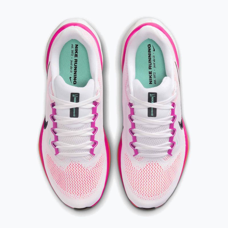 Womenʼs running trainers Nike Pegasus 41 white/fire pink/orange pulse/black 7
