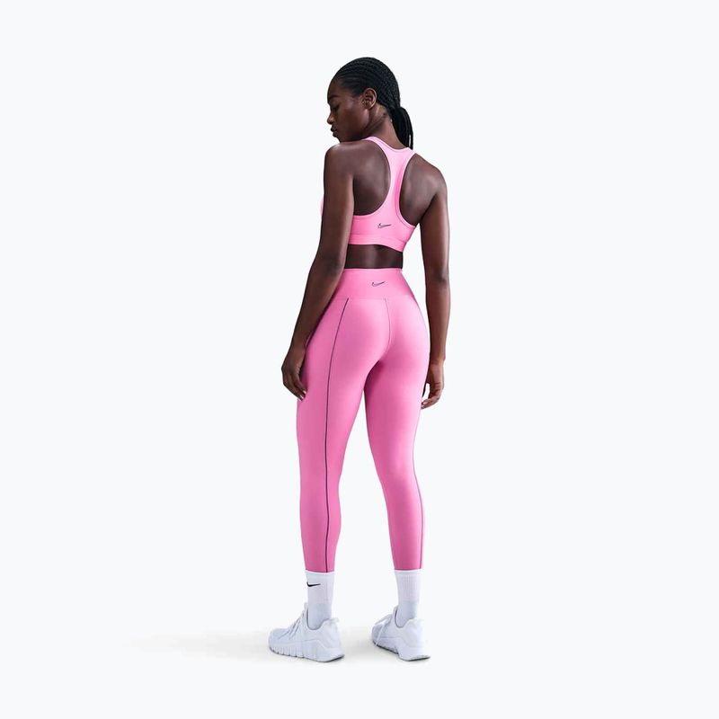 Women's leggings Nike One High-Waisted playful pink 3