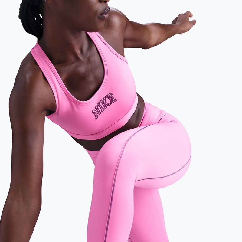 Women's leggings Nike One High-Waisted playful pink 4