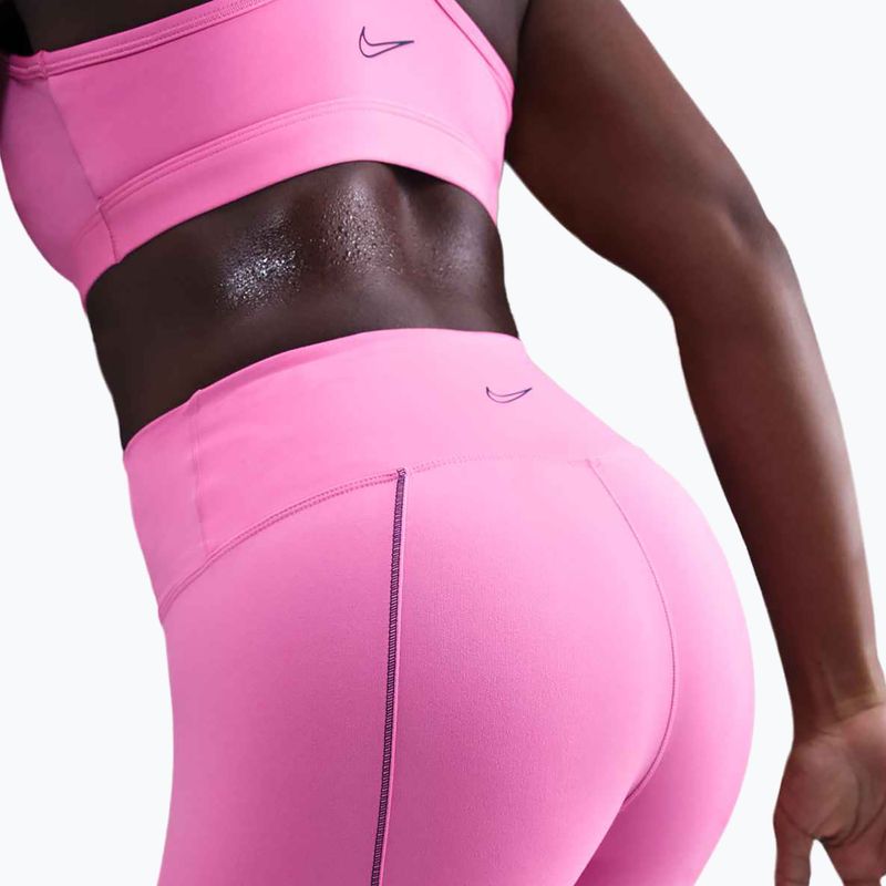 Women's leggings Nike One High-Waisted playful pink 6