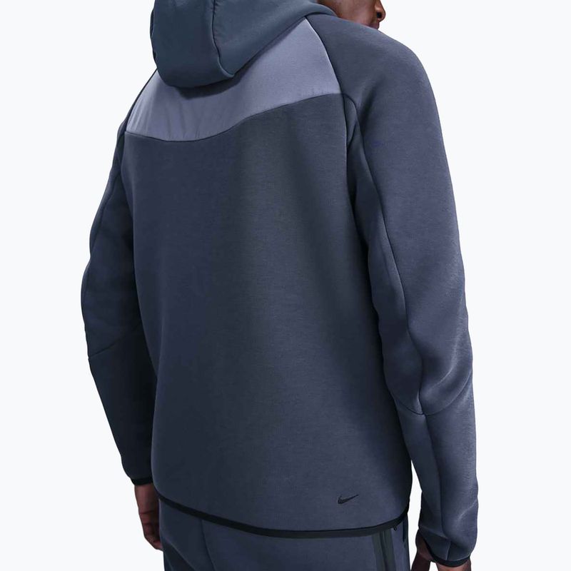 Men's sweatshirt Nike Tech Windrunner Full-Zip thunder blue/metallic silver 4