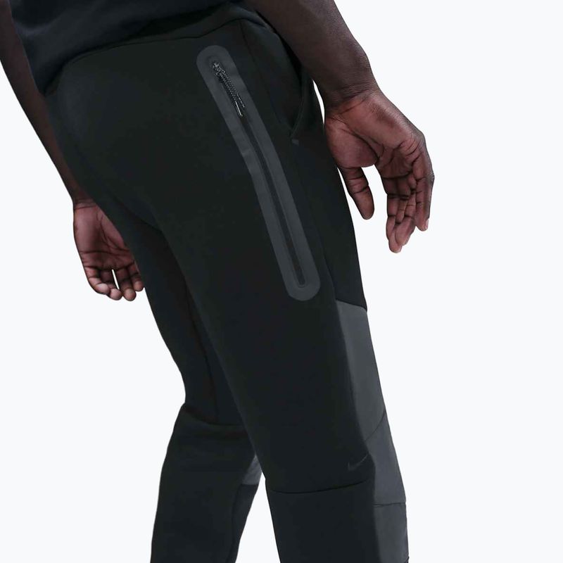 Men's trousers Nike Tech Joggers black/dark smoke grey/metallic gold 5