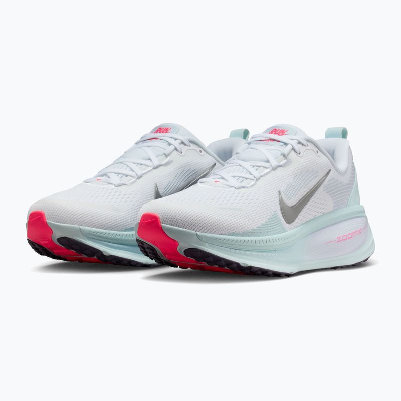 Women's running shoes  Nike Vomero 18 white/glacier blue/metallic silver 10