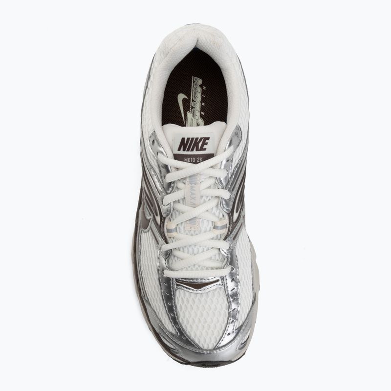 Women's shoes Nike Air Max Moto 2K phantom/metallic silver/baroque brown 5