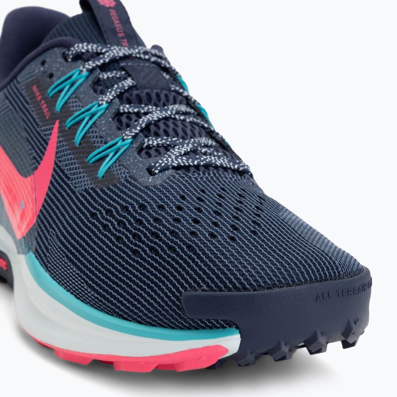 Men's running shoes Nike Pegasus Trail 5 midnight navy/dusty cactus/hyper pink 7