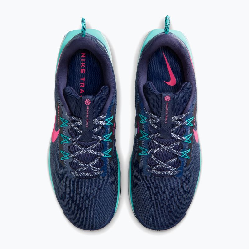 Men's running shoes Nike Pegasus Trail 5 midnight navy/dusty cactus/hyper pink 3