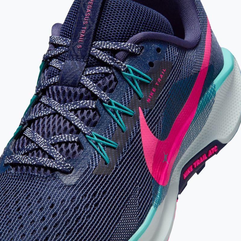 Men's running shoes Nike Pegasus Trail 5 midnight navy/dusty cactus/hyper pink 4
