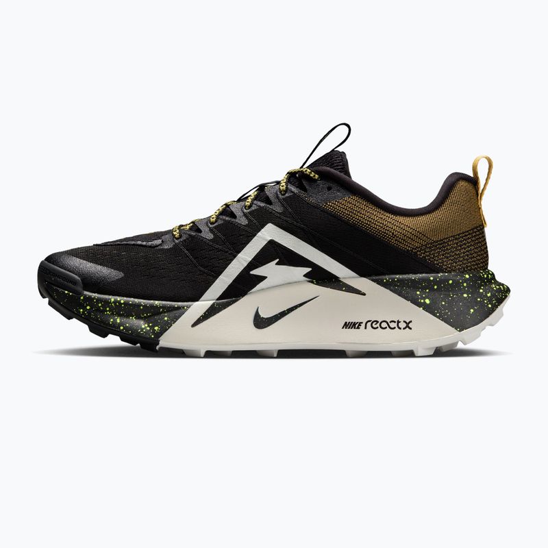 Menʼs running trainers Nike Wildhorse 10 black/peat moss/volt ice/phantom 2
