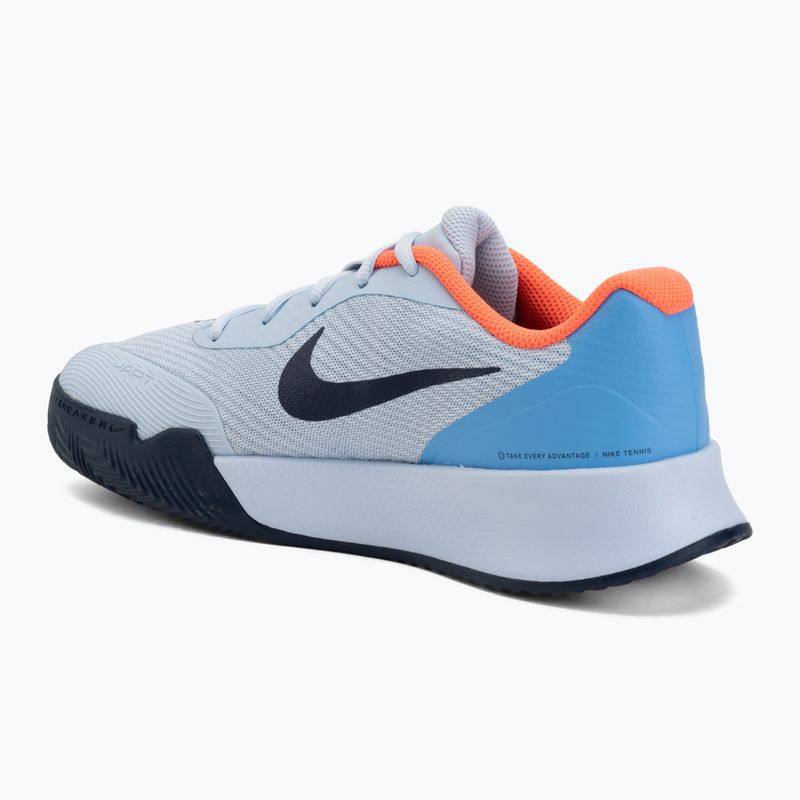 Men's shoes Nike Vapor Lite 3 Clay hydrogen blue/hot lava/midnight navy 3
