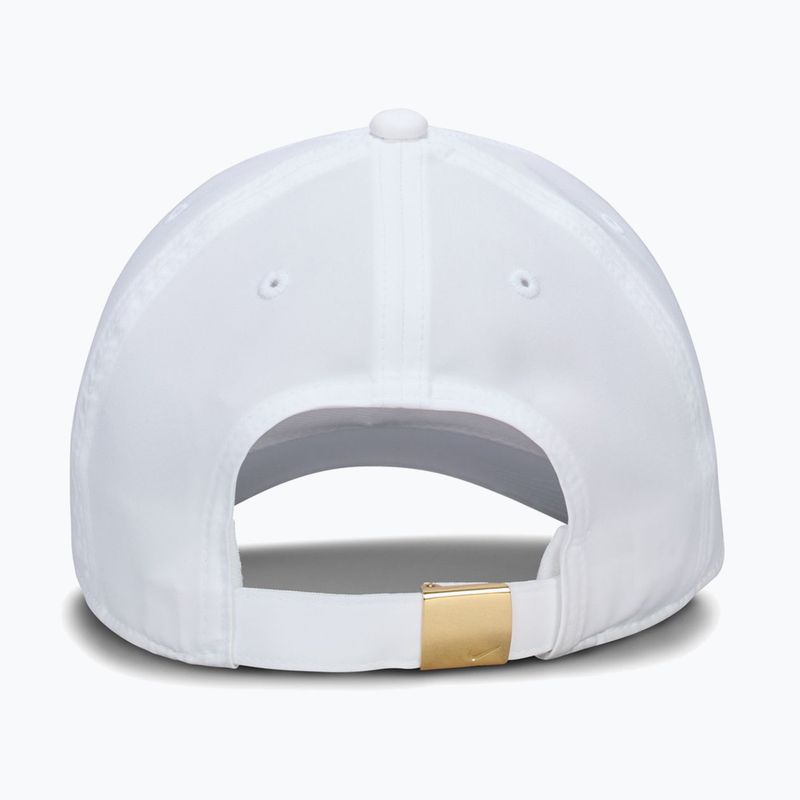 Children's baseball cap Nike Dri-FIT Club white/flt gold 2