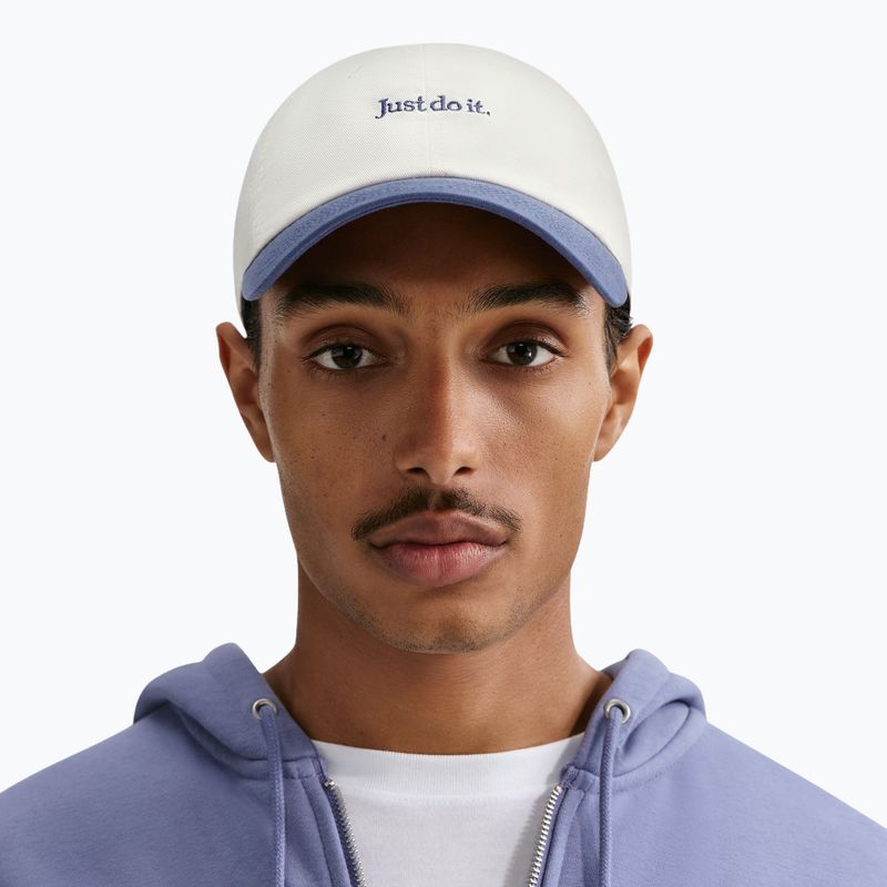 Baseball cap Nike Club Unstructured JDI sail/diffused blue/diffused blue 4
