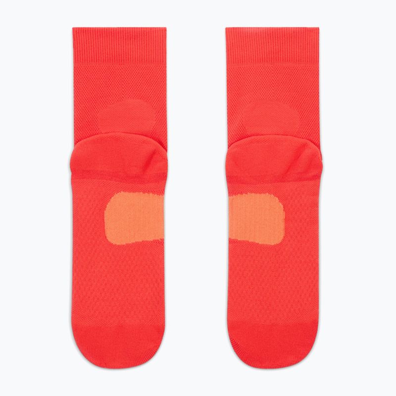 Socks Nike Running Midweight Micro Crew light crimson/turf orange/turf orange 3