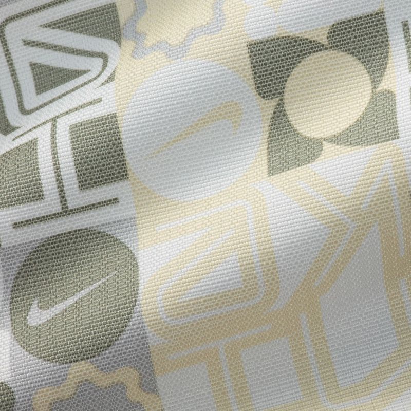 Training bag Nike Brasilia 9.5 Aop 60 l off white/black/white 10