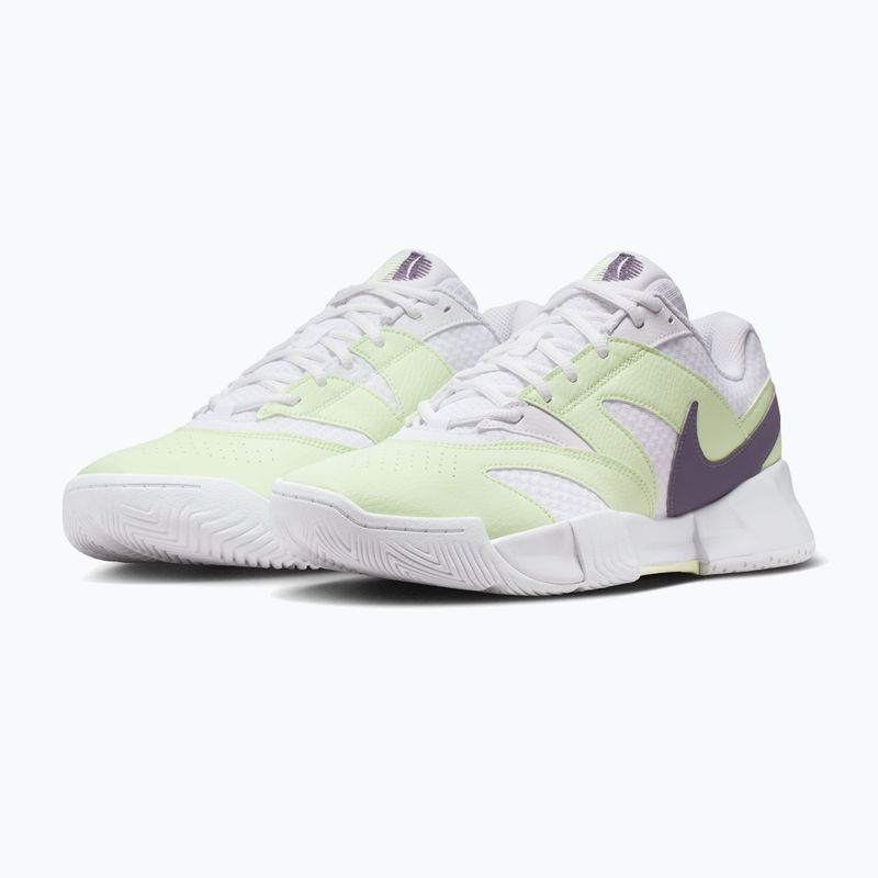 Men's shoes Nike Court Lite 4 white/volt tint/dark raisin 3
