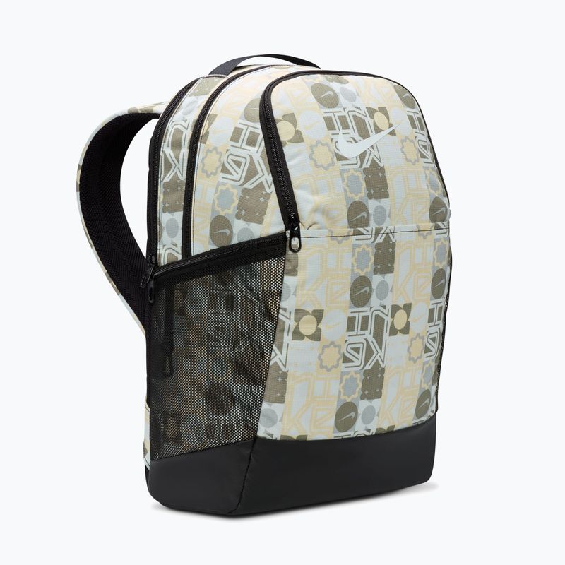 Training backpack Nike Brasilia 9.5 35 l off white/black/white 2