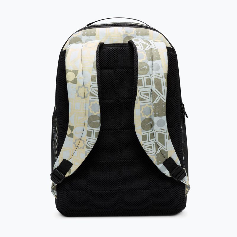 Training backpack Nike Brasilia 9.5 35 l off white/black/white 3