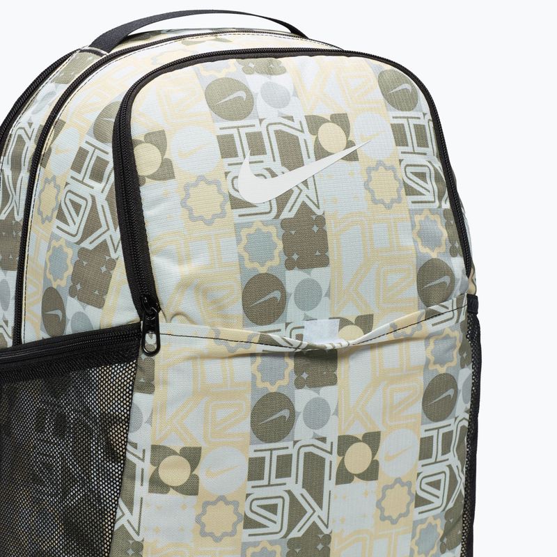 Nike Brasilia training backpack 9.5 24 l off white/black/white 7