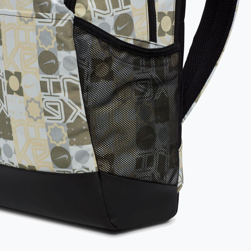 Training backpack Nike Brasilia 9.5 35 l off white/black/white 9