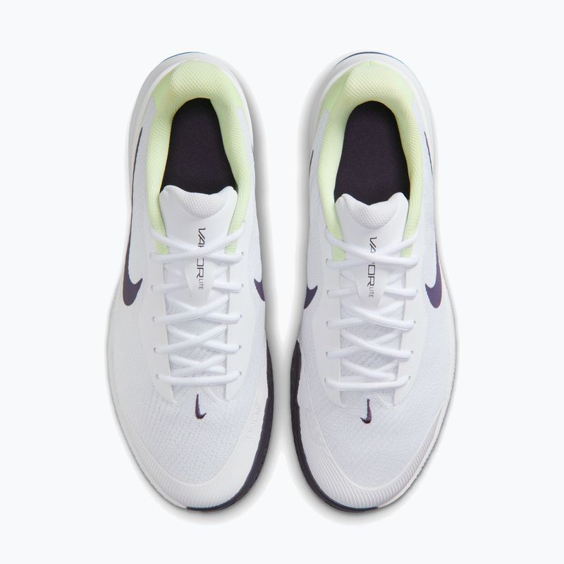 Men's tennis shoes Nike Vapor Lite 3 white/volt tint/dark raisin 5
