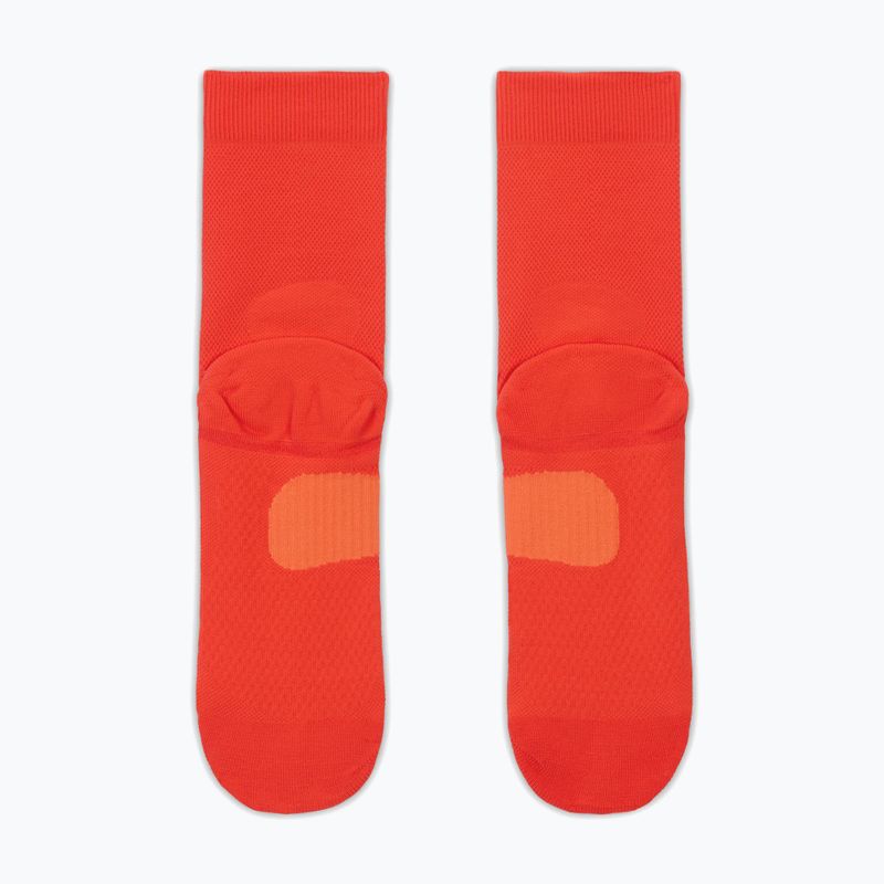 Socks Nike Running Midweight Crew light crimson/turf orange/turf orange 3