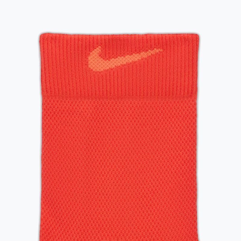 Socks Nike Running Midweight Crew light crimson/turf orange/turf orange 4