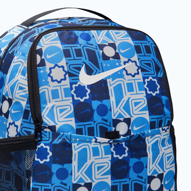 Training backpack Nike Brasilia 9.5 35 l university blue/black/white 6