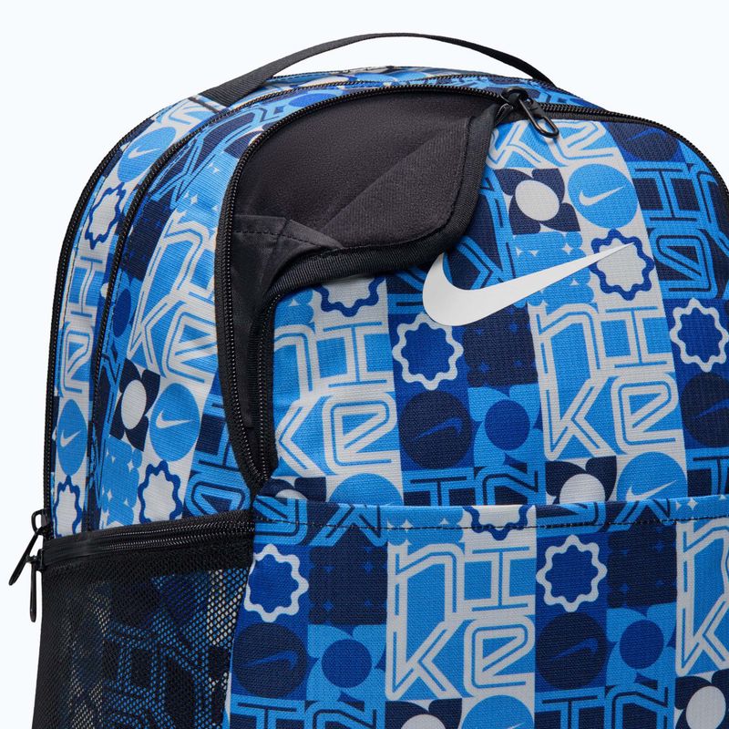 Training backpack Nike Brasilia 9.5 35 l university blue/black/white 7