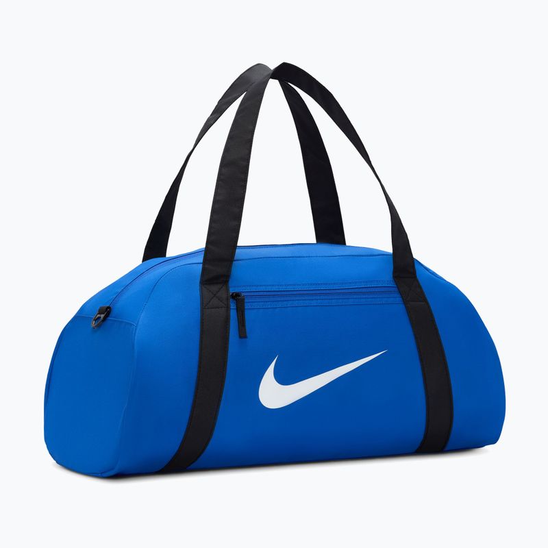 Women's training bag Nike Gym Club 24 l game royal/black/white 2