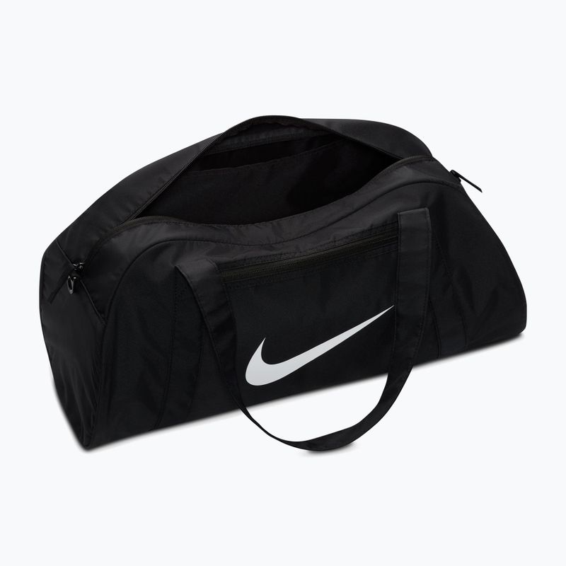 Women's training bag Nike Gym Club 24 l black/black/white 4